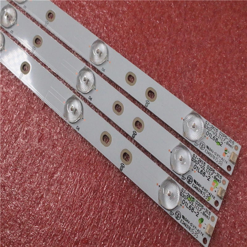 

LED bulb luminairFor Philips 32PFS6402/12 32PFT4309/60 32PFT5300/60 LED Bar Backlight Strip Line Ruler GJ-2K15 D2P5 D307-V1 V1.1