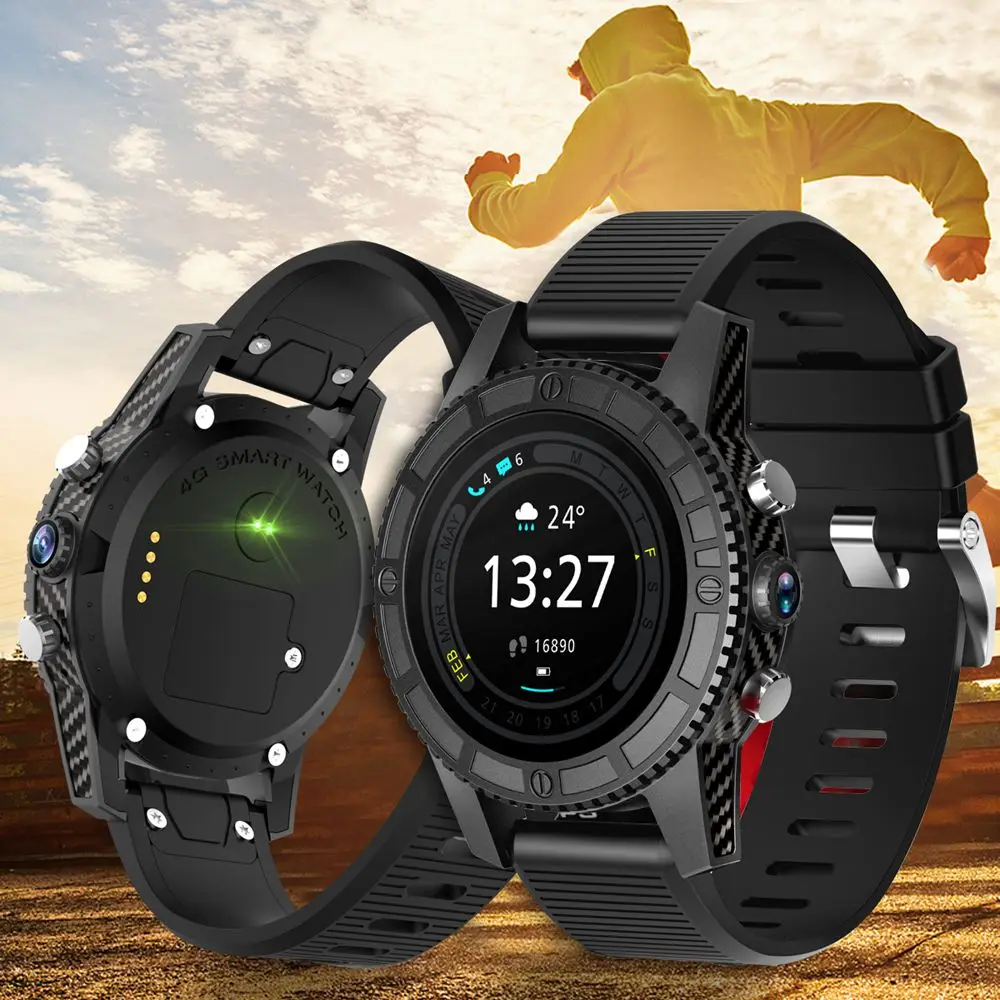 Android 7 0 4G умные часы I7 1 Гб + 16 монитор сердечного ритма gps для samsung gear S3 lenovo