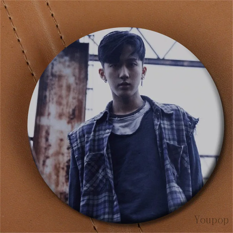 XZ1658 CHANGBIN Youpop KPOP бродячий детский альбом I AM NOT StrayKids Феликс BangChan Хан I.N WOOJIN значок с фото булавки броши для одежды шляпа рюкзак - Окраска металла: XZ1658 CHANGBIN