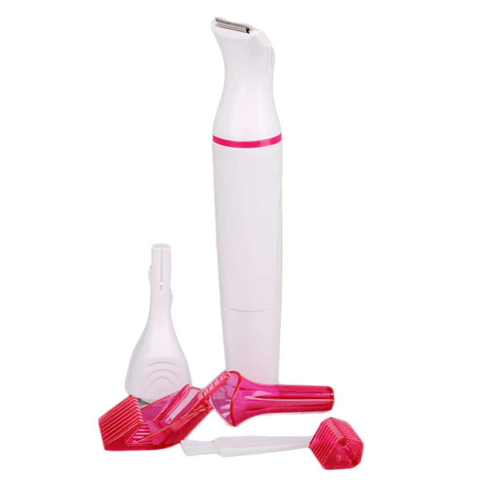 5 шт. в одной леди сладкий Multi function волосы пинцет для бровей Нож Электрический