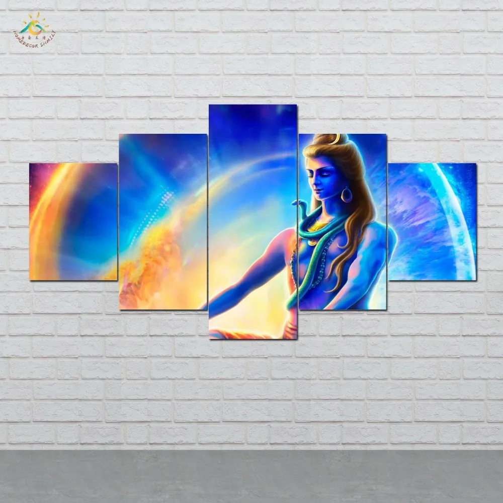 

God Lord Wall Art HD Prints Canvas Art Painting Modular Picture And Poster Canvas Painting Decoration Home 5 PIECES