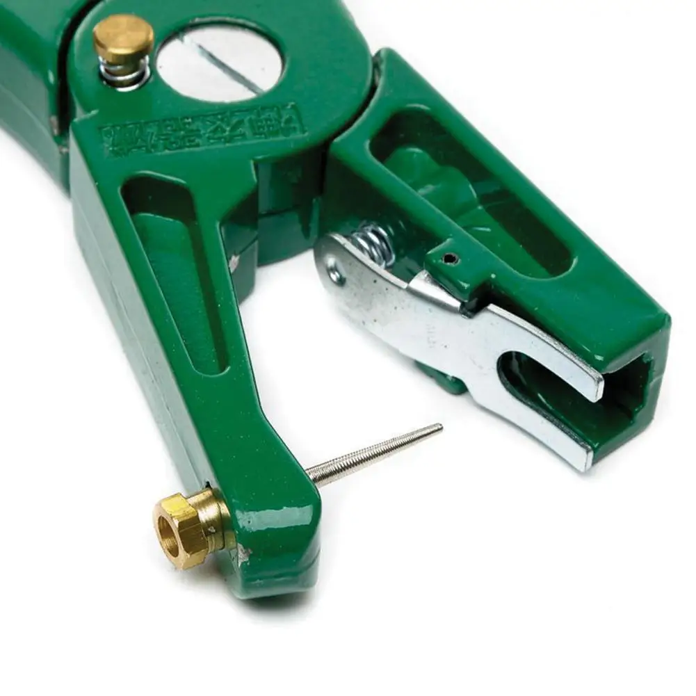 Adeeing зеленый Сплав ушной бирки щипцы для идентификации инструмент с 2 иглы|Ушные