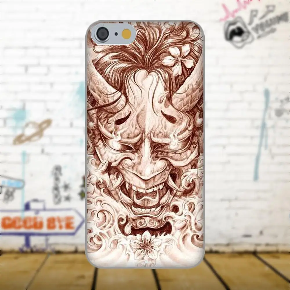 Защитные Чехлы Hannya Demon Mask для Apple iPhone 4 4S 5 5C 5S SE 6 6S 7 8 Plus X For LG G3 G4 G5 G6 K4 K7 K8 K10 V10 V20 |