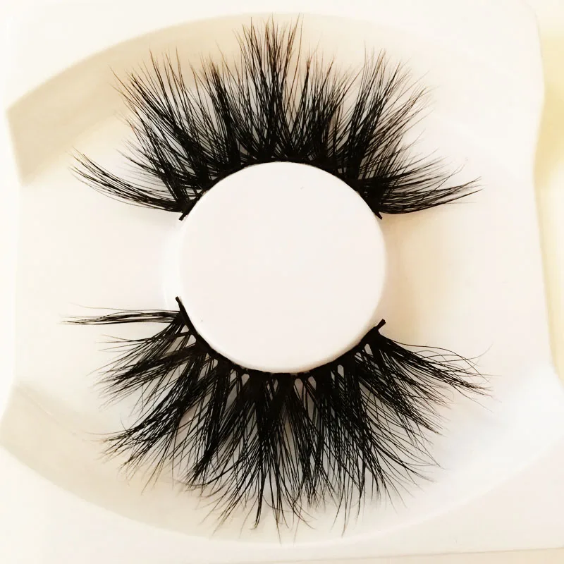25mm mink eyelashes 3D long hair fluffy lashes dense thick | Красота и здоровье