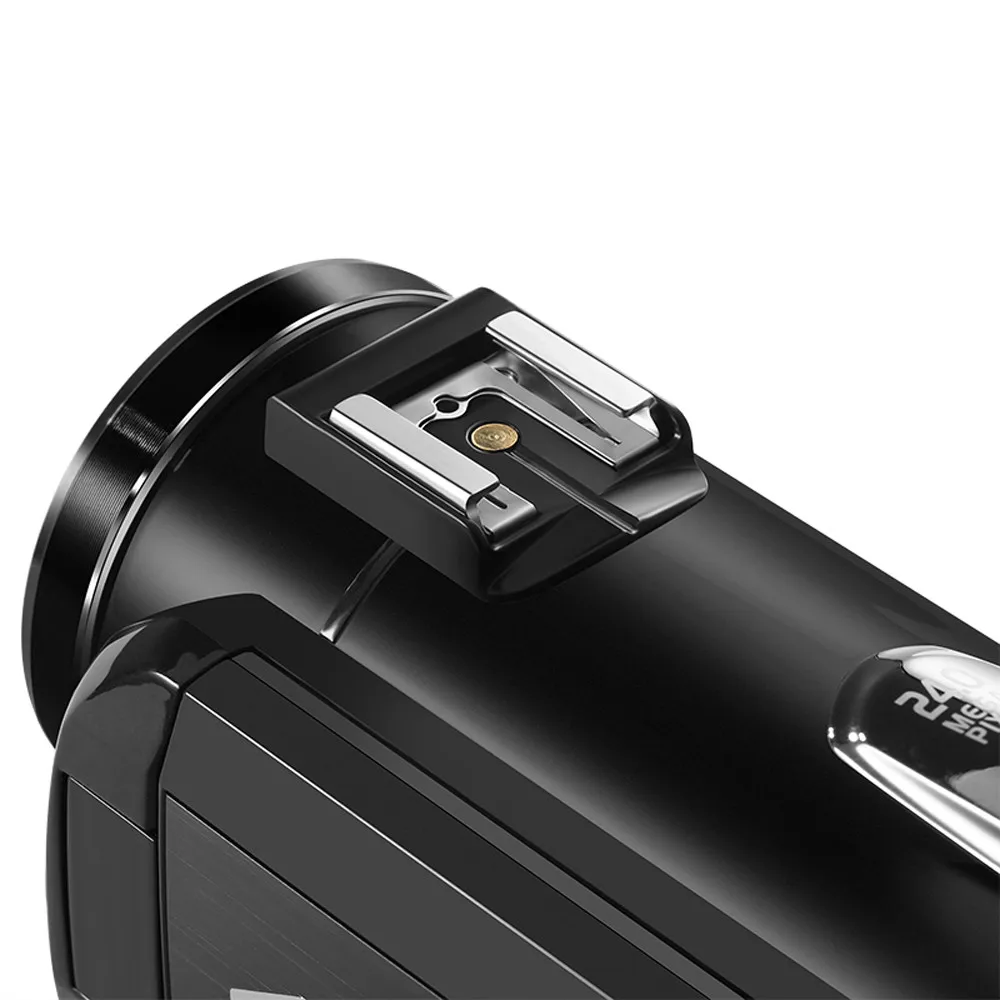 Видеокамера Ultra HD 60FPS 4K с внешним микрофоном широкоугольным объективом и блендой