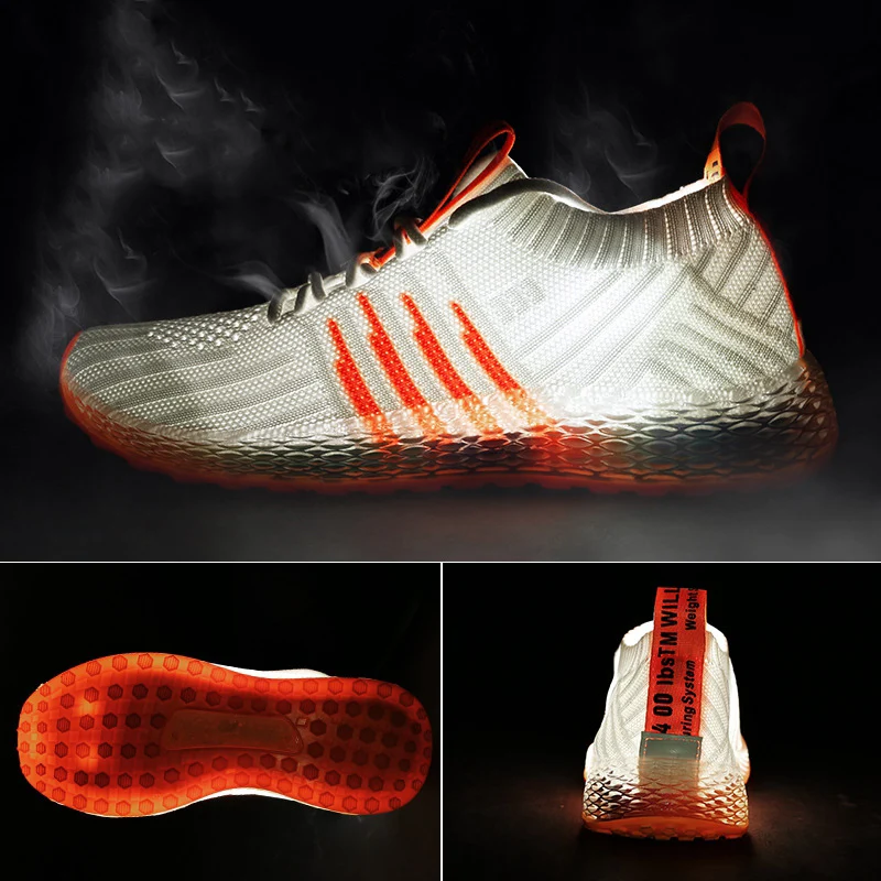 Женская спортивная обувь из плетеного кокоса повседневная с 3D принтом