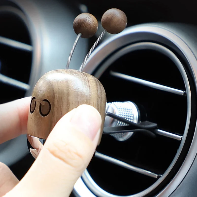 Car Scent Fresheners Air Purifier Solid Balm Perfume Cute Bee Vent Clip Aroma Diffuser Auto Accessories Interior | Автомобили и