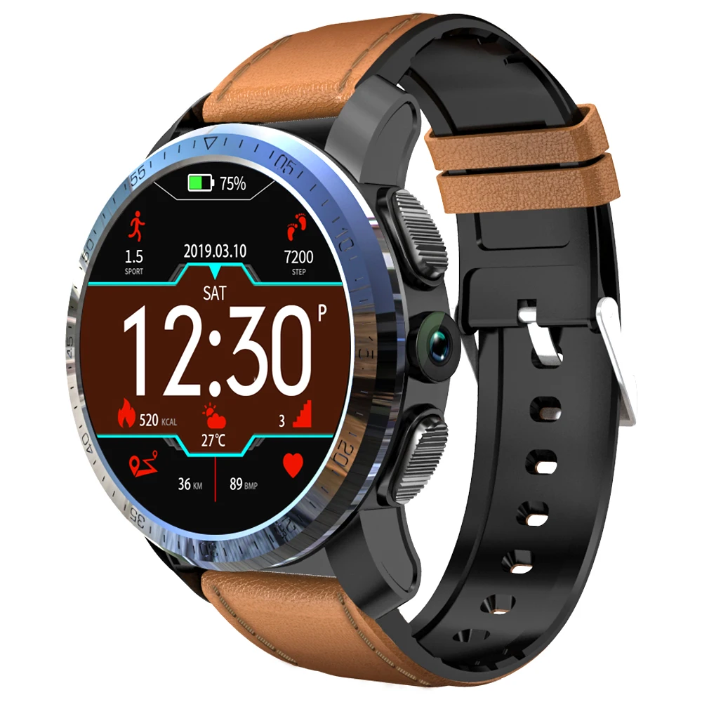 KOSPET Optimus Pro 3GB 32GB 800mAh Battery Dual Systems 4G Smart Watch Phone Waterproof 8.0MP 1.39&quot Android7.1.1 Smartwatch Men |