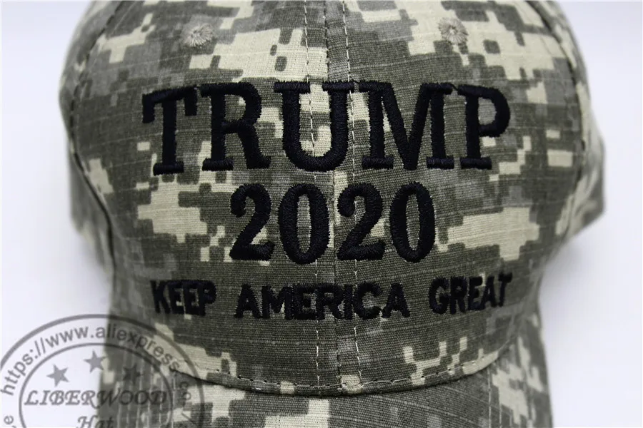 LIBERWOOD ACU Digital Trump 2020 Кепка камуфляжная бейсбольная кепка американская шляпа MAGA