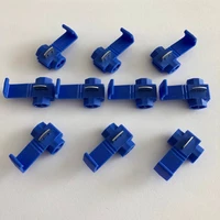 10pcs g14 802p3 blue quick splice crimp terminal 18 14 awg hard soft 0 75 2 5 wire connector sell at a loss