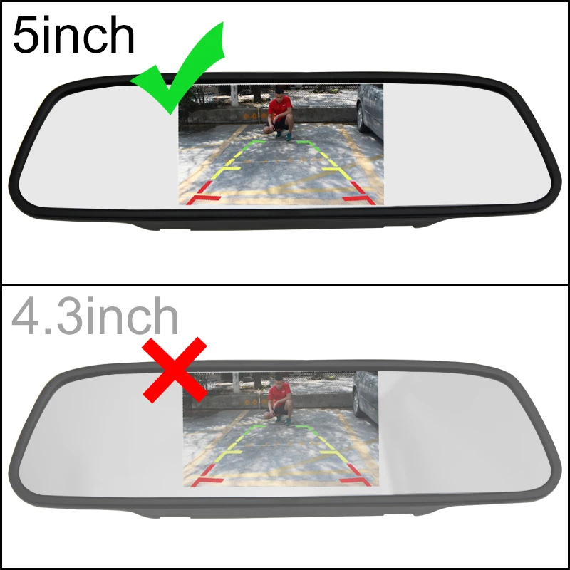 Беспроводная камера для зеркала заднего вида 5 дюймов|Камеры авто| |