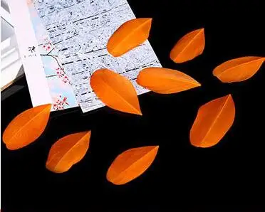 orange 50pcs Plumes лебединые перья 5-9 см красочные окрашенные DIY натуральные гусиные перья для домашнего декора серьги ювелирные изделия Аксессуары для одежды 50 шт - Цвет: orange 50pcs