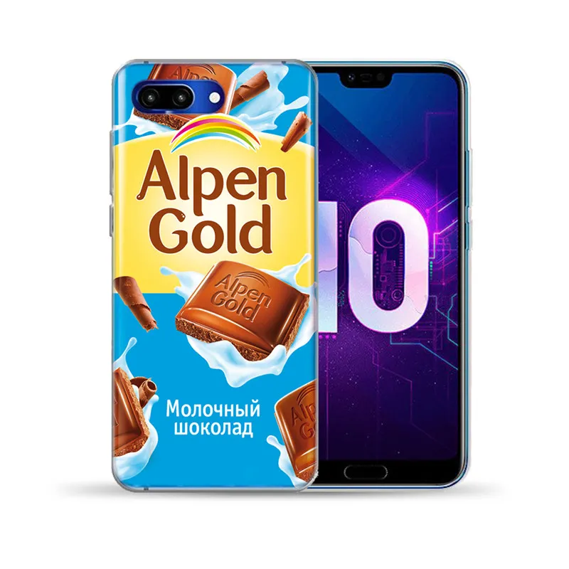 5 Забавные Шоколад Мягкий ТПУ чехол Обложка для huawei Honor 9 10 Lite вид 20 8X 8C 7A Y5 Y6 II Y3 Y7 Y9 NOVA 4 3 3I - Цвет: 5