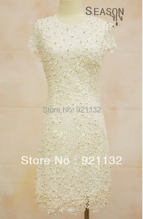 Бесплатная доставка женское новое модное платье жемчужное Бисероплетение