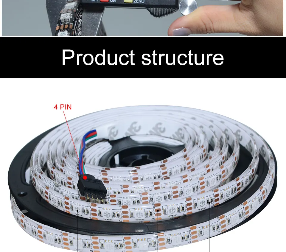 EeeToo светодиодный полосы USB светильник 5050 RGB светодиодный светильник 5V 3key 24key светодиодный полоса Lampara Гибкая неоновая лампа ТВ фон настенный Декор Светильник Инж