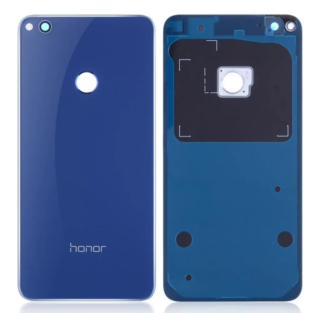 Blue Задний корпус для huawei Honor 8 Lite замена крышки батареи для huawei Honor 8 Lite задняя крышка со вспышкой объектива - Цвет: Blue