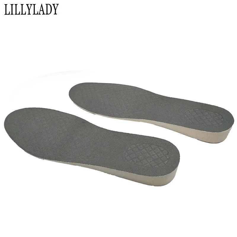 

Height increase insoles for men/women orthopedic pad insoles for feet shoes up invisiable arch support shoe sole gray/black