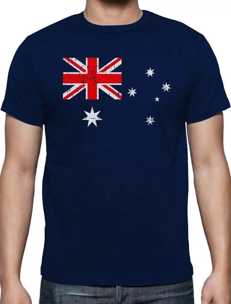 Австралийский флаг Винтаж Стиль Ретро Австралия Флаг Футболка идея подарка |