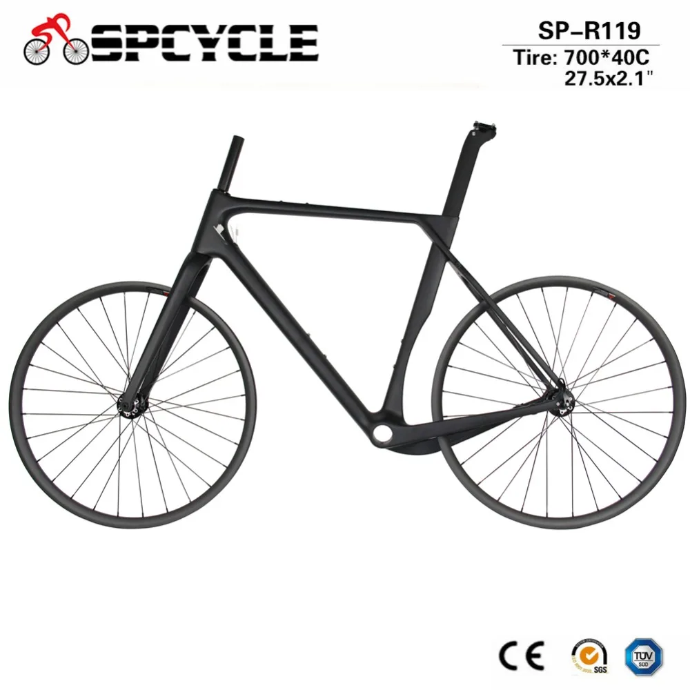 Spcycle Full Carbon Велокросс дорога гравия велосипед рамки комплект и 27.5er MTB колес Novatec