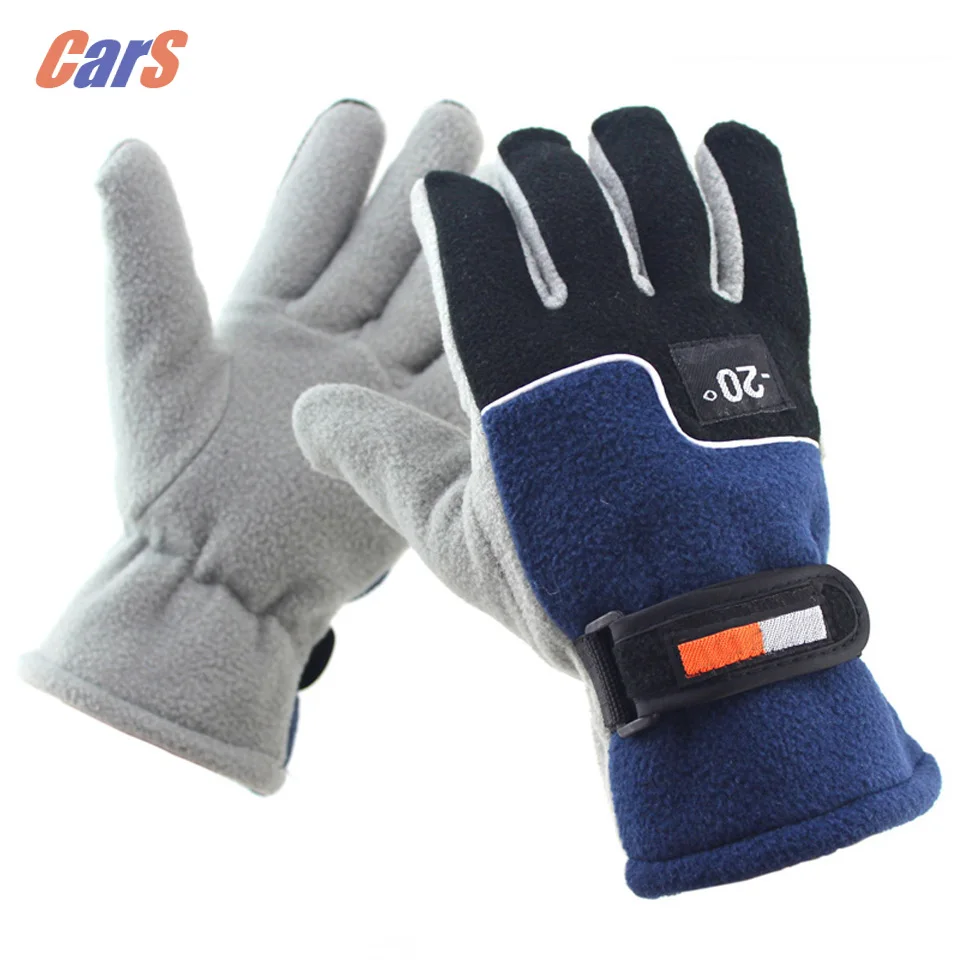 

5 Color Windproof Car Gloves Motorcycle Gloves Winter Fingers Separated Polar Fleece Thermal car-styling