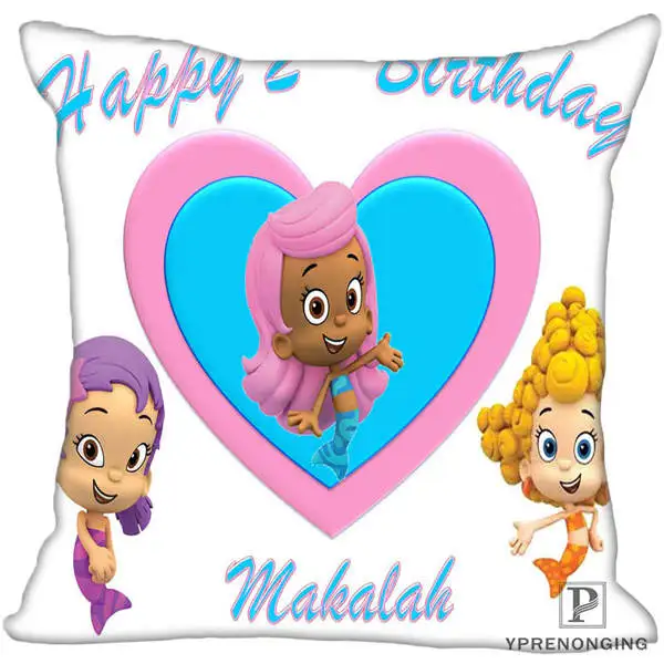Square Pillowcases Заказная декоративная наволочка Bubble Guppies квадратная Наволочка на молнии лучший подарок(с одной стороны) 180516-23 - Цвет: Square Pillowcases