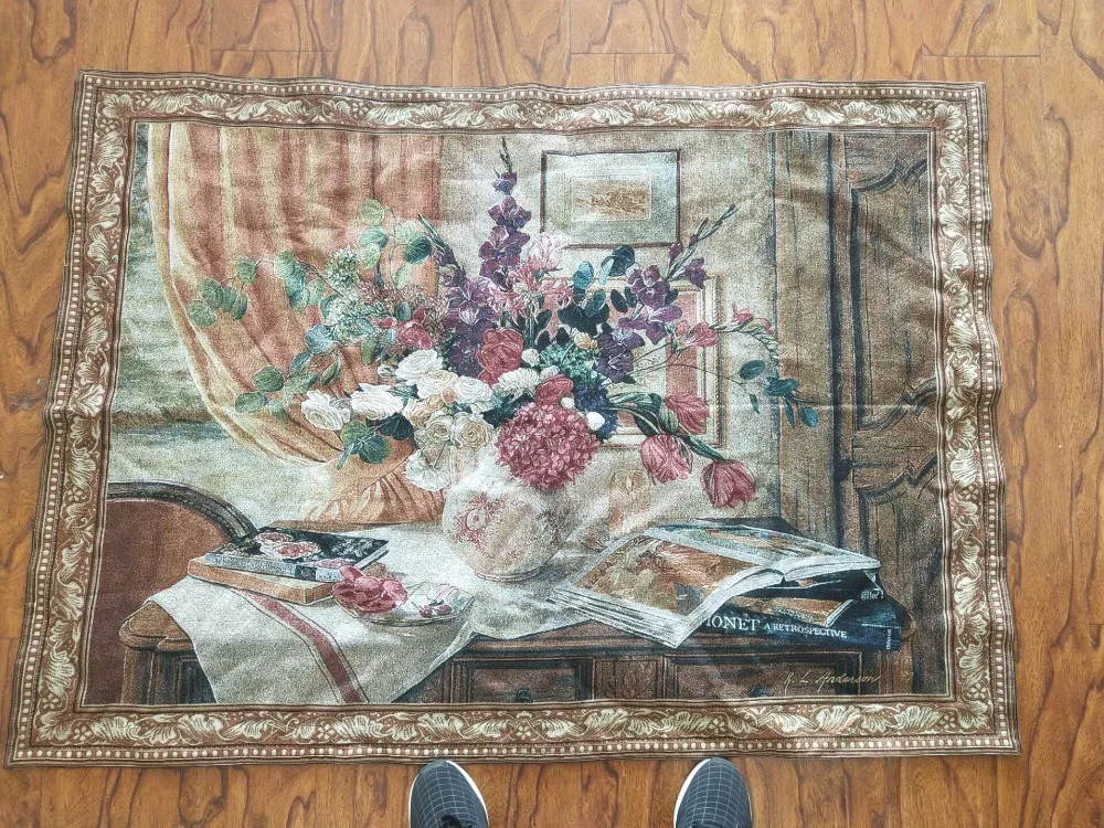 100*140 настенный подвесной гобелен Aubusson антикварная мебель фотография стены