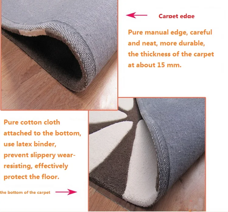 

Contracted And Contemporary European Blue Carpet, Rugs Of Bedroom Sitting Room Sofa, Thickening Custom Acrylic Carpets.