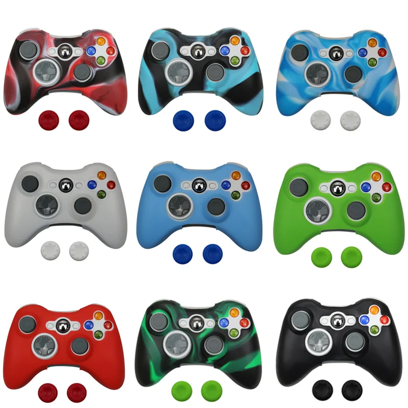 Мягкий силиконовый защитный чехол для Xbox 360 контроллер резиновый защитный чехол для Xbox 360 геймпад