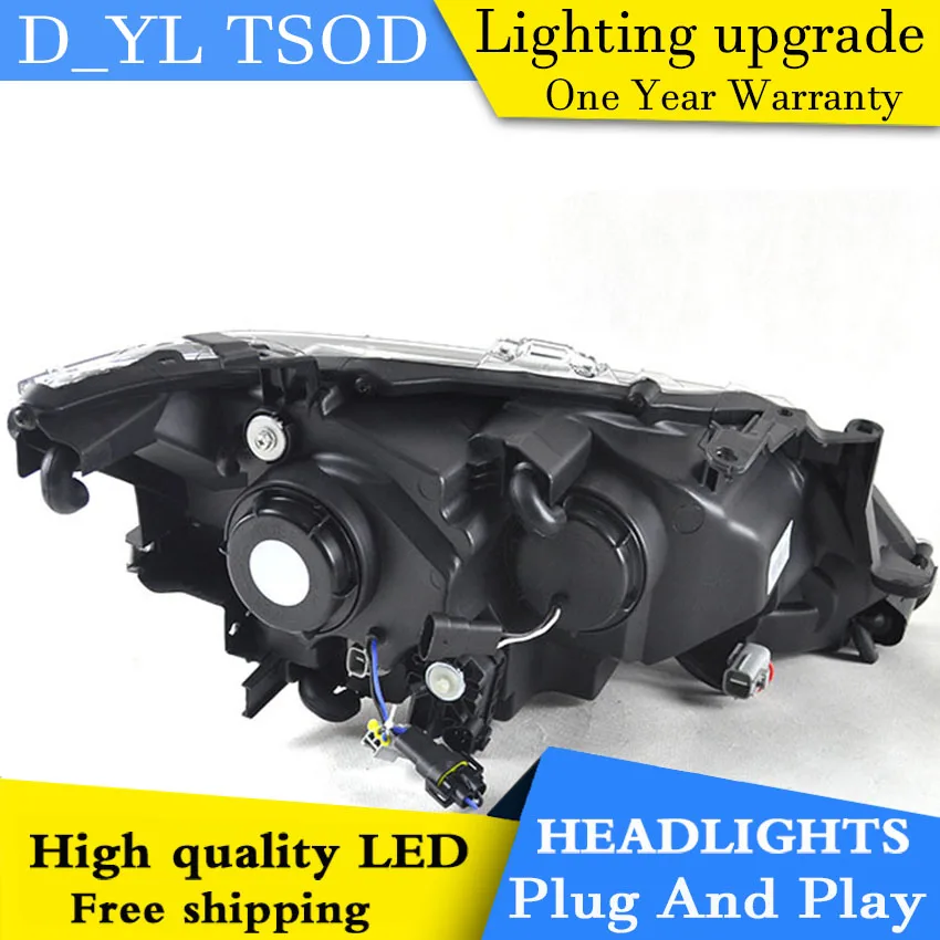 D_YL стайлинга автомобилей Фара для Toyota Camry V55 фары- светодиодный фары DRL H7 D2H Hid вариант Ангел глаз биксеноновые фары