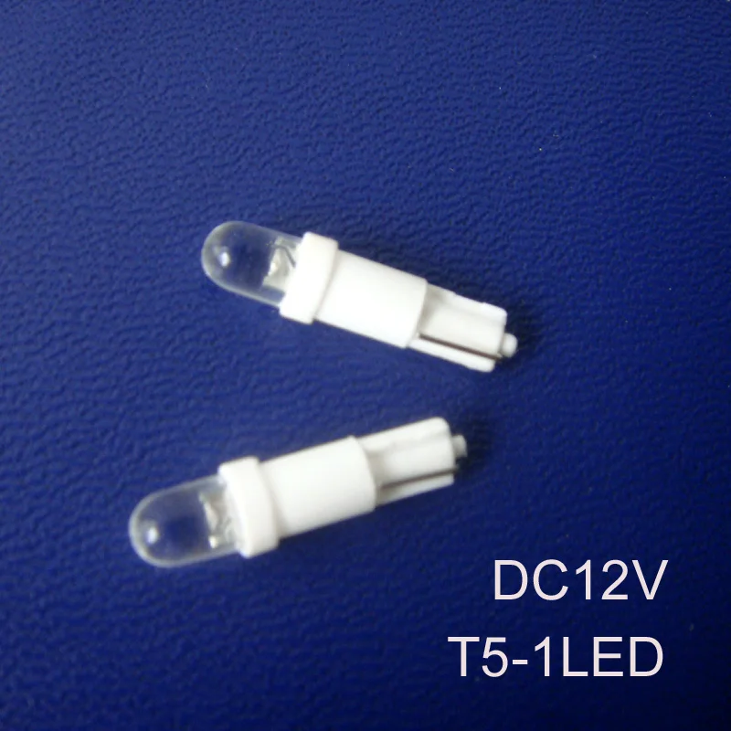 Высокое качество 12V T5 Автомобильные светодиодные лампы W3W автомобильные DC12V