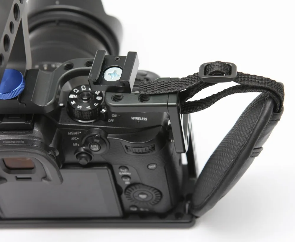 Клетка для камеры для Panasonic Lumix GH5/GH5s защитный чехол беззеркальная система Cam Монтажный кронштейн алюминиевый с верхней ручкой