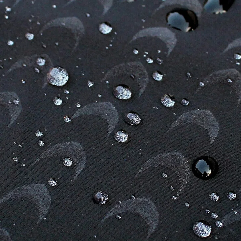 Короткий Мужской купальник большого размера черный с Акульей кожей треугольный