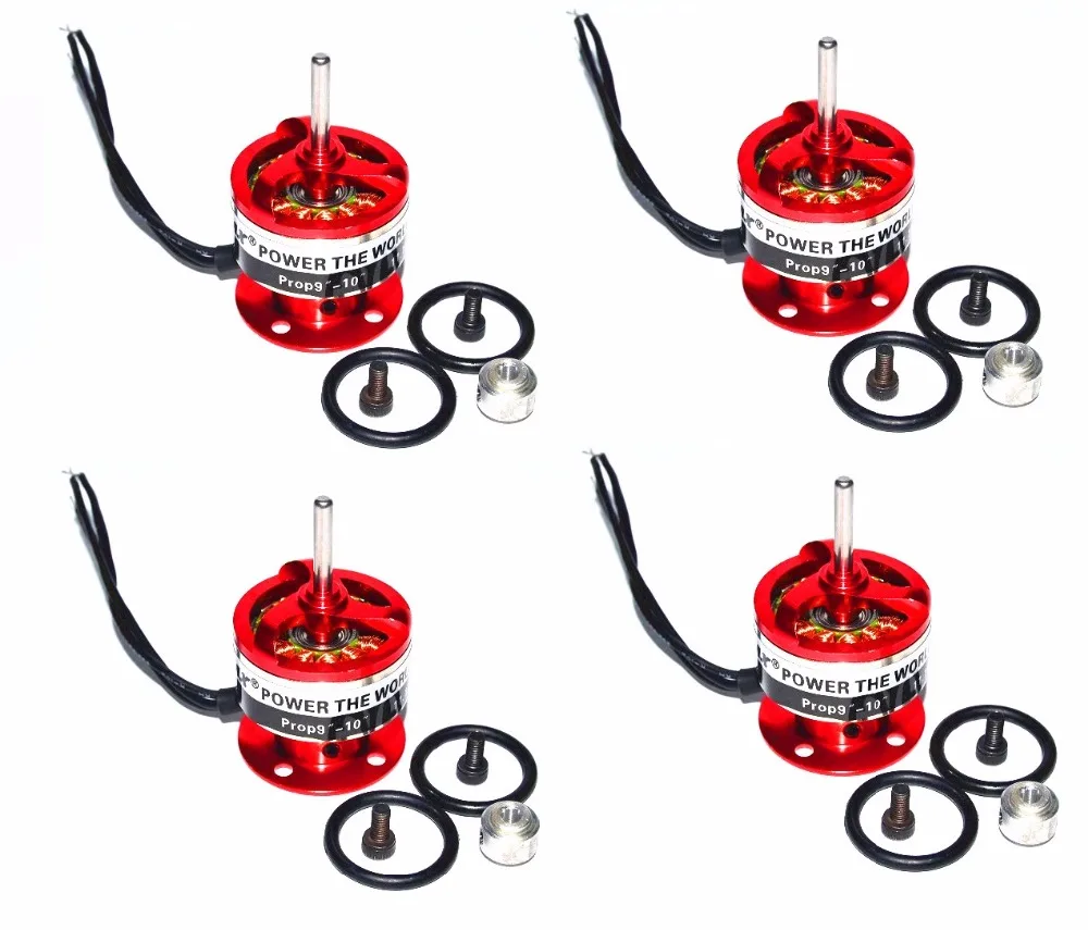 4 шт. CF2822 1200KV бесщеточный двигатель w/Prop Saver для радиоуправляемого самолета