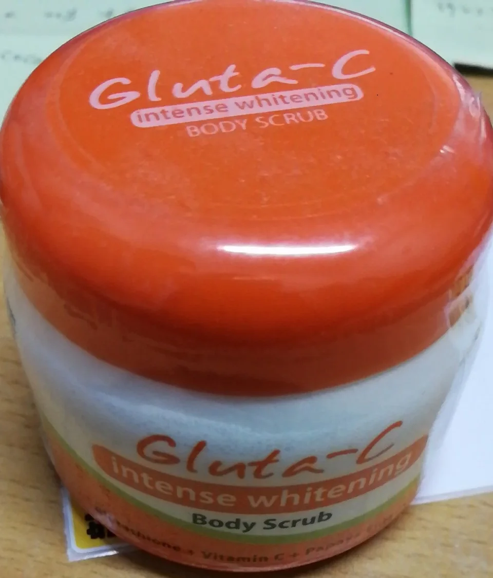Gluta C Интенсивное отбеливание кожи глютатион папайя фермент скраб для тела 120