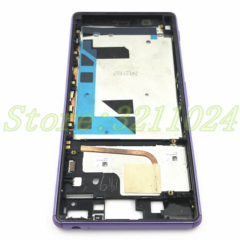 Корпус для Sony Xperia Z3 L55 L55w D6603 D6653 средняя рамка пластина ЖК с кнопкой питания