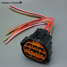 Shhwolrdsea 20 шт. штепсельная Вилка для фар 10p 10pin провод жгут