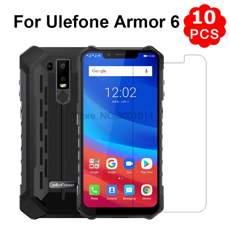 10 шт. закаленное стекло для Ulefone Armor 6 защита экрана 9H защитное мобильного телефона