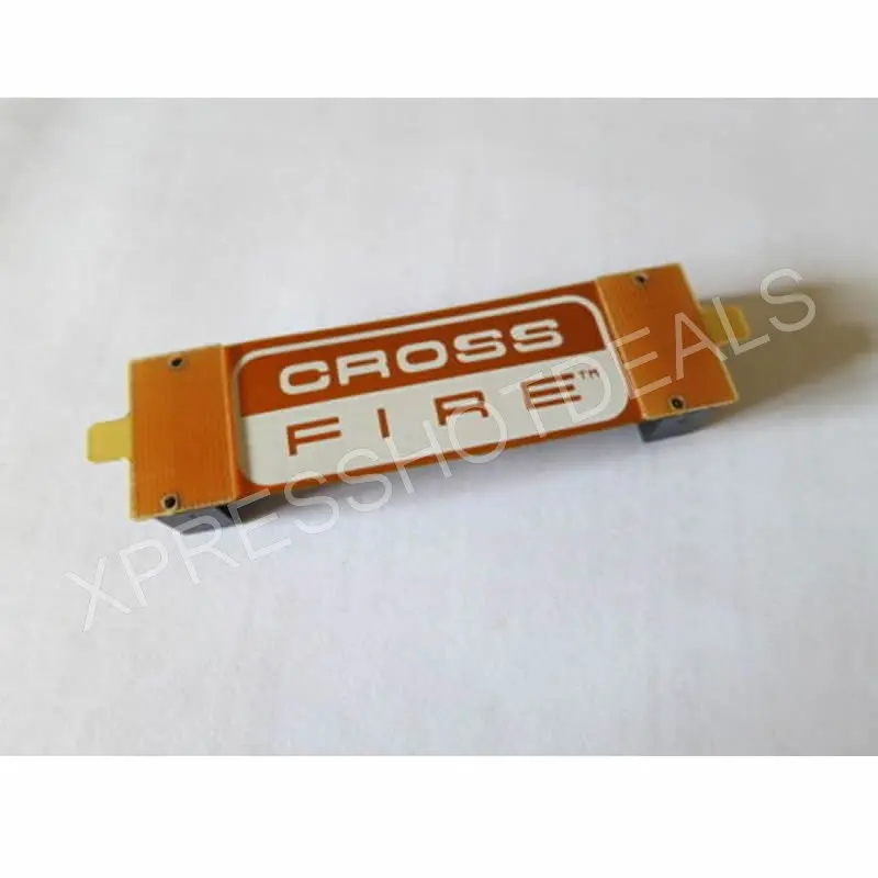 Новый длинный соединитель ATI CrossFire Bridge 2 шт. кабель 4 дюйма 10 см|crossfire bridge|crossfire cableati