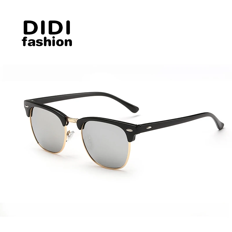 Женские поляризованные солнцезащитные очки DIDI винтажные дизайнерские кошачий