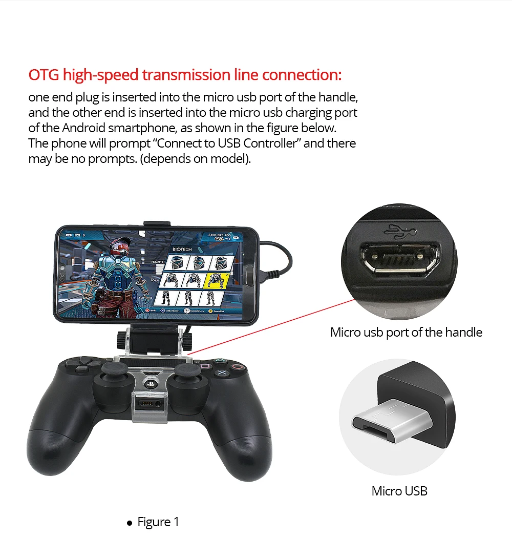 TISHRIC держатель для телефона кронштейн Геймпад контроллер для PS4 DualShock Xbox One контроллер геймпад ручка