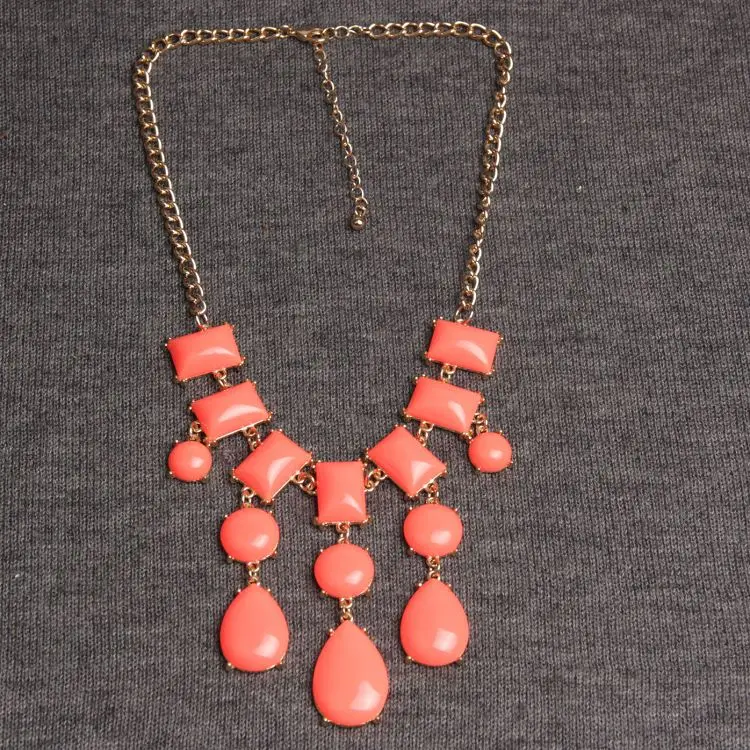 2018 новые модные ювелирные изделия имитация роскошного оранжевого женское