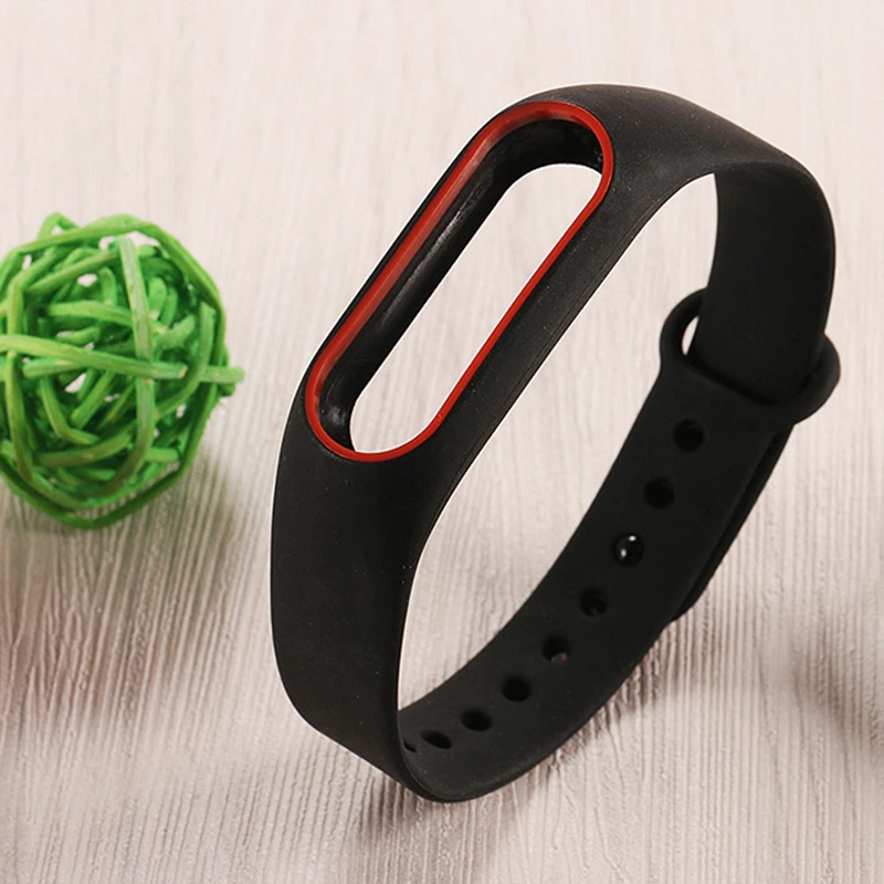 Torntisc двойной цвет ремешок для Xiaomi mi band 2 сменный смарт браслета браслет умные