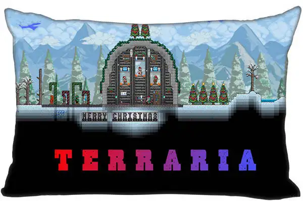Лучшие пользовательские Terraria наволочки прямоугольные Наволочки на молнии 35x45 см(с одной стороны печати) 180516-sina-01 - Цвет: Rectangle Pillowcase