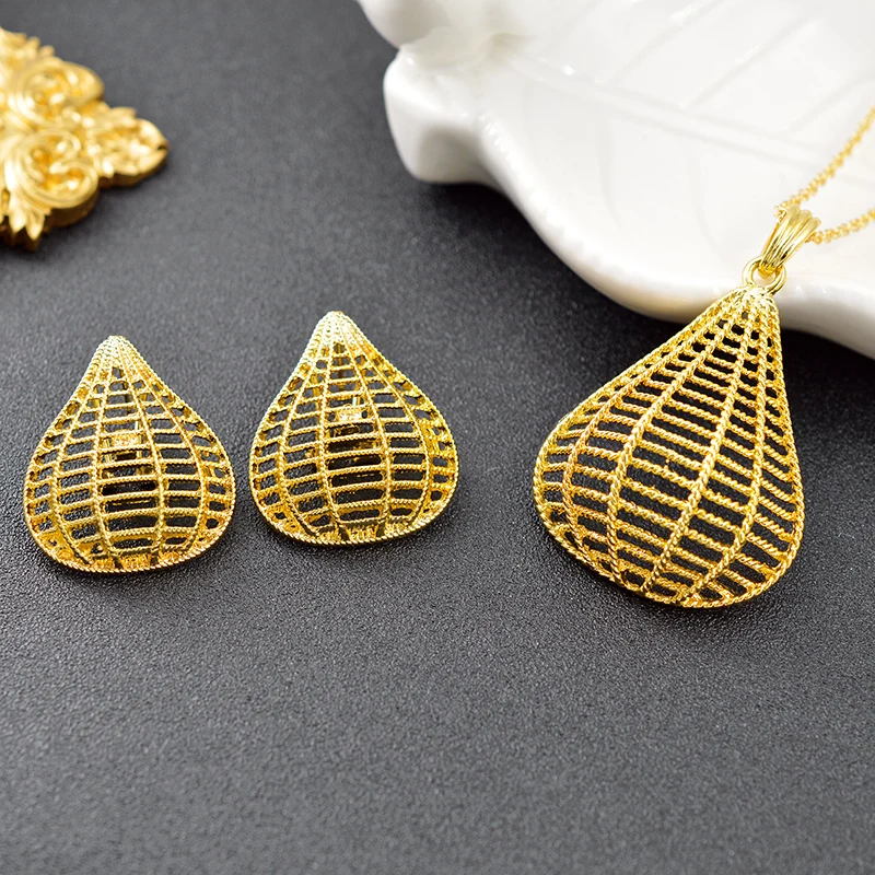 Diana baby Jewelry Romantic Sets For Women Earrings Necklace Pendant Heart Wedding Engagement Findings | Украшения и аксессуары