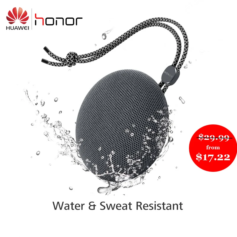 Honor Sound Stone Egg портативный Bluetooth динамик IPX5 водостойкий и устойчивый к поту SoundStone AM51 сабвуфер беспроводной динамик s