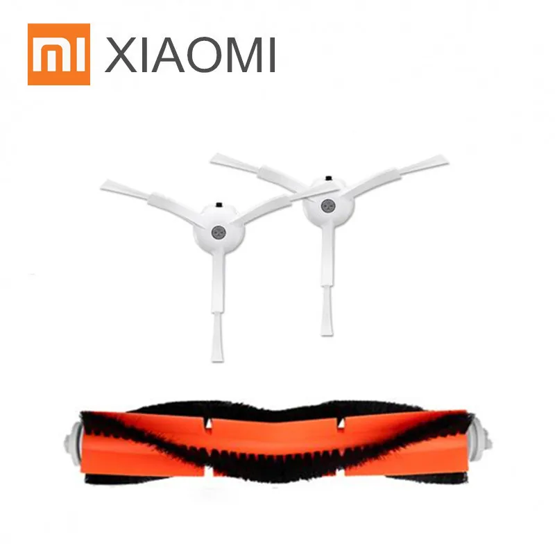 Xiaomi Roborock робот пылесос 2 запасных частей комплекты швабры тряпки Сухой Влажной уборки резервуар для воды фильтр бак для воды боковая щетка - Цвет: 3pcs kits