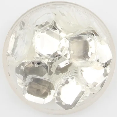 10x14mm Rectangle Мульти размер 30 г/лот прозрачный кристалл ПВХ свободная тесьма с пайетками для шитья Свадебное Ремесло, Дети DIY Женская одежда Аксессуары - Цвет: 10x14mm Rectangle