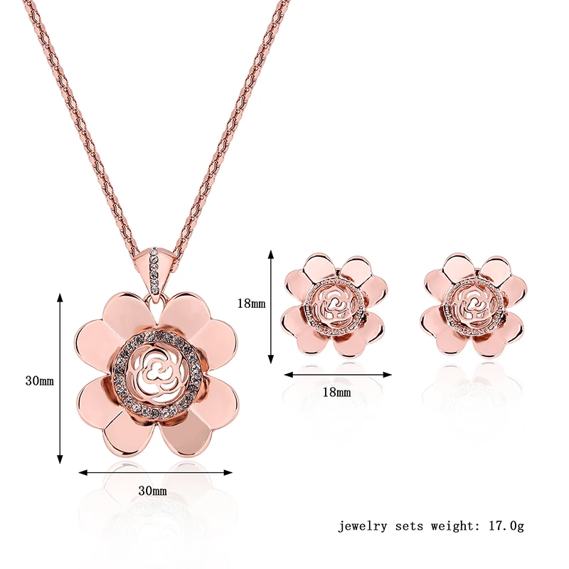 IMucci/модные изысканные ювелирные изделия Хрустальная роза золотой уникальный