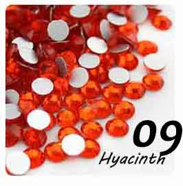 GSHA AB SS3-SS20 ногтей Стразы горячей фиксации, плоская задняя часть, с украшением в виде кристаллов Стекло Стразы для дизайна ногтей, украшения с драгоценными камнями 1440 шт./упак