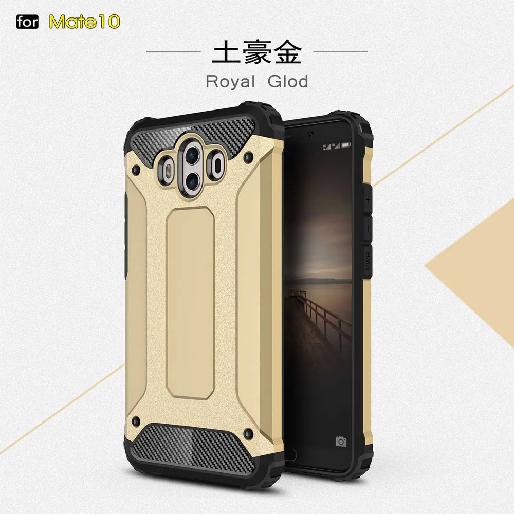 Чехол-Броня Coque 5.9For huawei Коврики 10 чехол для huawei Коврики 10 Коврики 10 двойной ALP-L09 ALP-L29 ALP-AL00 телефона чехол-лента на заднюю панель